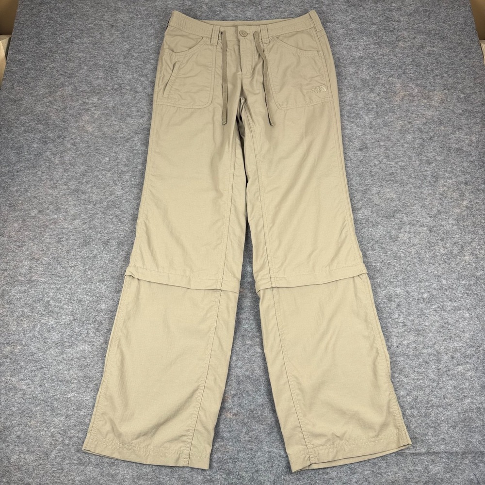 The North Face Convertible Pants 32" Nylon Beige Womens 6